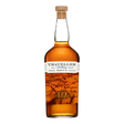 Traveller Blend No. 40 Full Proof Whiskey 750ml whiskey bottle with rich amber glass, natural cork stopper, and cream label with map illustration and bold gold 121 proof emblem against a clean white background
