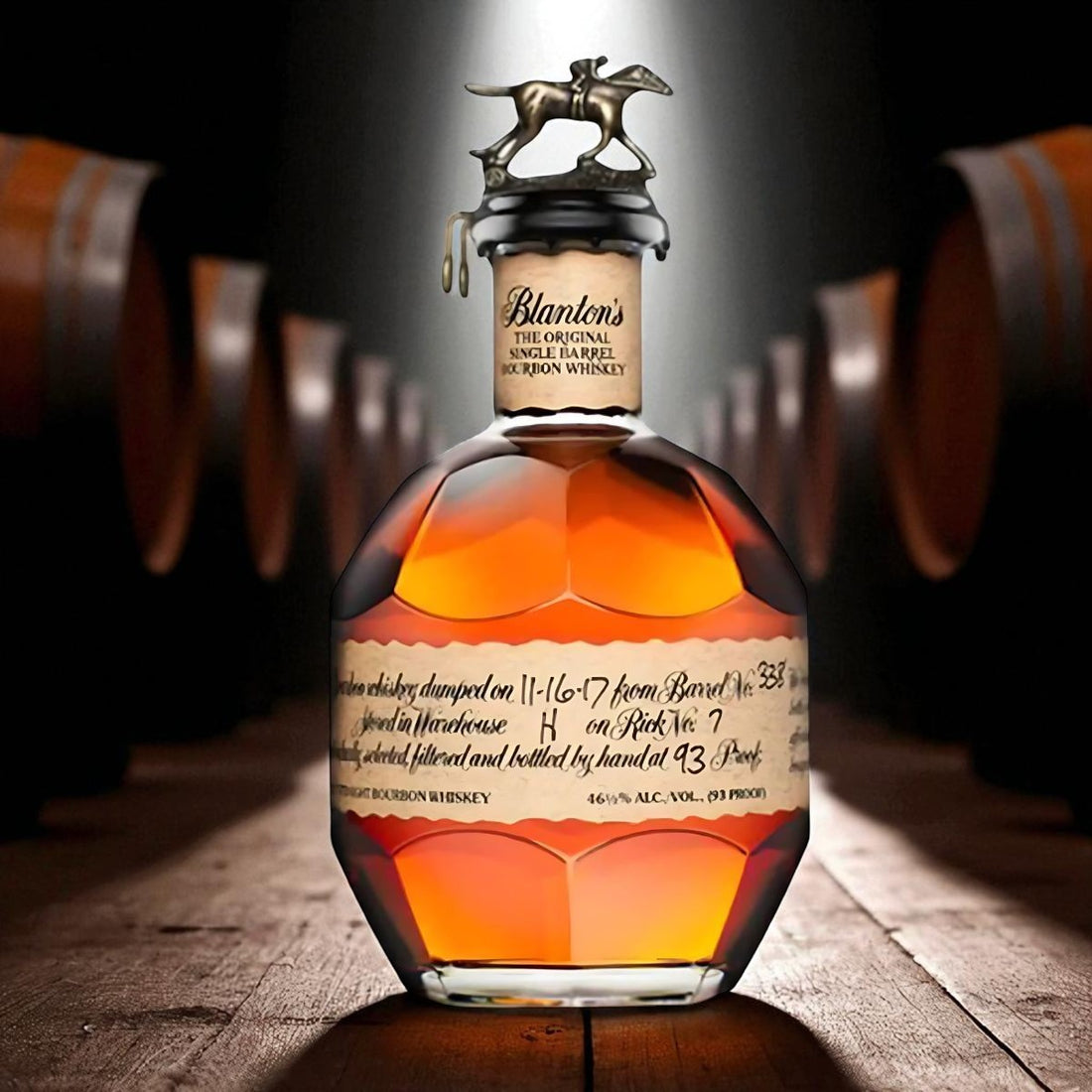 Blanton’s Original Single Barrel Kentucky Straight Bourbon Whiskey 750ml
