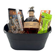 Blanton's Single Barrel Bourbon Whiskey Gift Crate with Gourmet Snacks