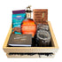 Blanton’s Gold Edition Single Barrel Bourbon Gift Crate on white background – includes bourbon, glasses, chocolate, and journal – luxury bourbon gift from Total Bourbon