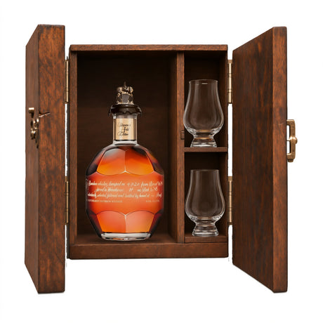 Blanton's Gold Edition Gift Set with Wooden Box & 2 Crystal Glasses – 750ml — Glencairn Glasses