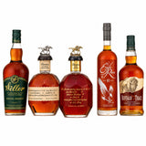 Blanton's Gold Blanton's Original Eagle Rare Weller Special Reserve Buffalo Trace five bottle bourbon collection