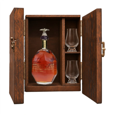 Blanton's Takara Gold Edition Gift Set with Wooden Box & 2 Crystal Glasses – 750ml — Glencairn Glasses