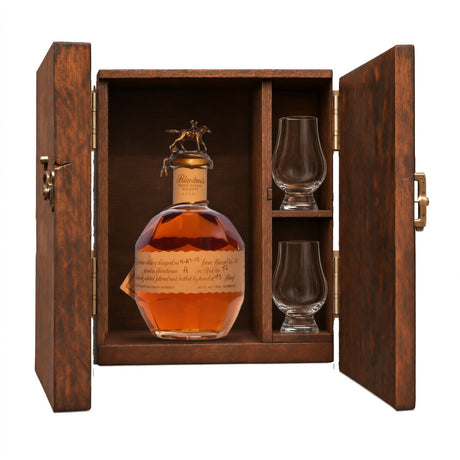 Blanton's Takara Red Edition Gift Set with Wooden Box & 2 Crystal Glasses – 750ml — Glencairn Glasses