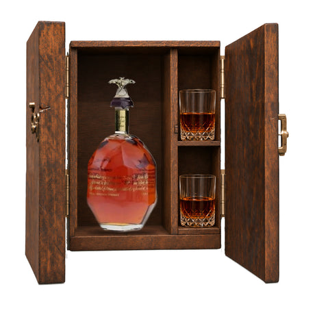 Blanton's Takara Gold Edition Gift Set with Wooden Box & 2 Crystal Glasses – 750ml