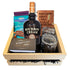 Buffalo Trace Bourbon Cream Gift Crate with chocolates, whiskey balls, crystal-cut glasses, and bourbon journal on white background – Total Bourbon exclusive