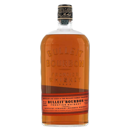 Bulleit Bourbon Frontier Whiskey 750ml – bold, smooth Kentucky straight bourbon with a high-rye mashbill, available at Total Bourbon