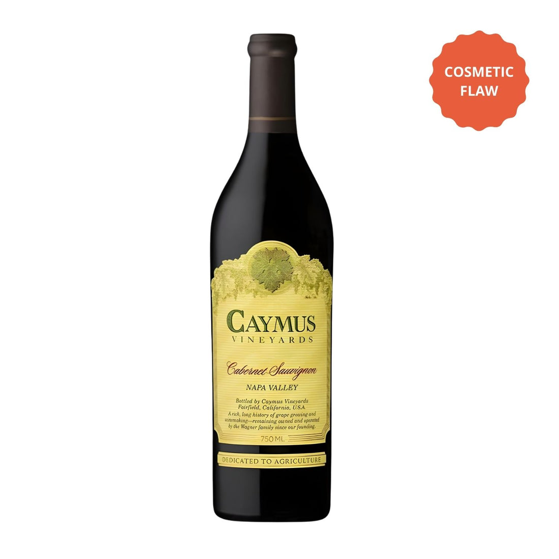Caymus Cabernet Sauvignon – Cosmetic Flaw Bottle Deal (750ml)