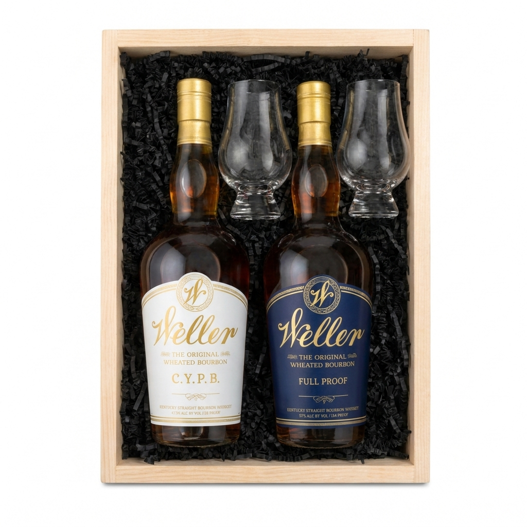 Weller CYPB Flagship Crate - CYPB & Full Proof with Glencairn Glasses