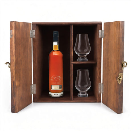 Eagle Rare 17 Year Gift Set with Wooden Box & 2 Crystal Glasses – 750ml — Glencairn Glasses