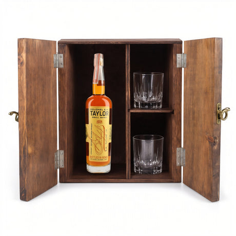 E.H. Taylor Small Batch Bourbon Gift Set Wood Box 750ml