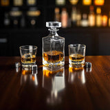 Engravable Whiskey Decanter Gift Set with 2 Glasses - 25oz Glass Decanter - alternate view 2