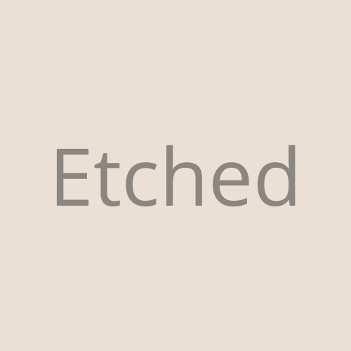 Bottle Engraving – Text Finish