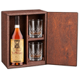 Old Rip Van Winkle 10 Year Gift Set with Wooden Box & 2 Crystal Glasses featuring a 750 mL bottle, fitted wooden box, and two glasses