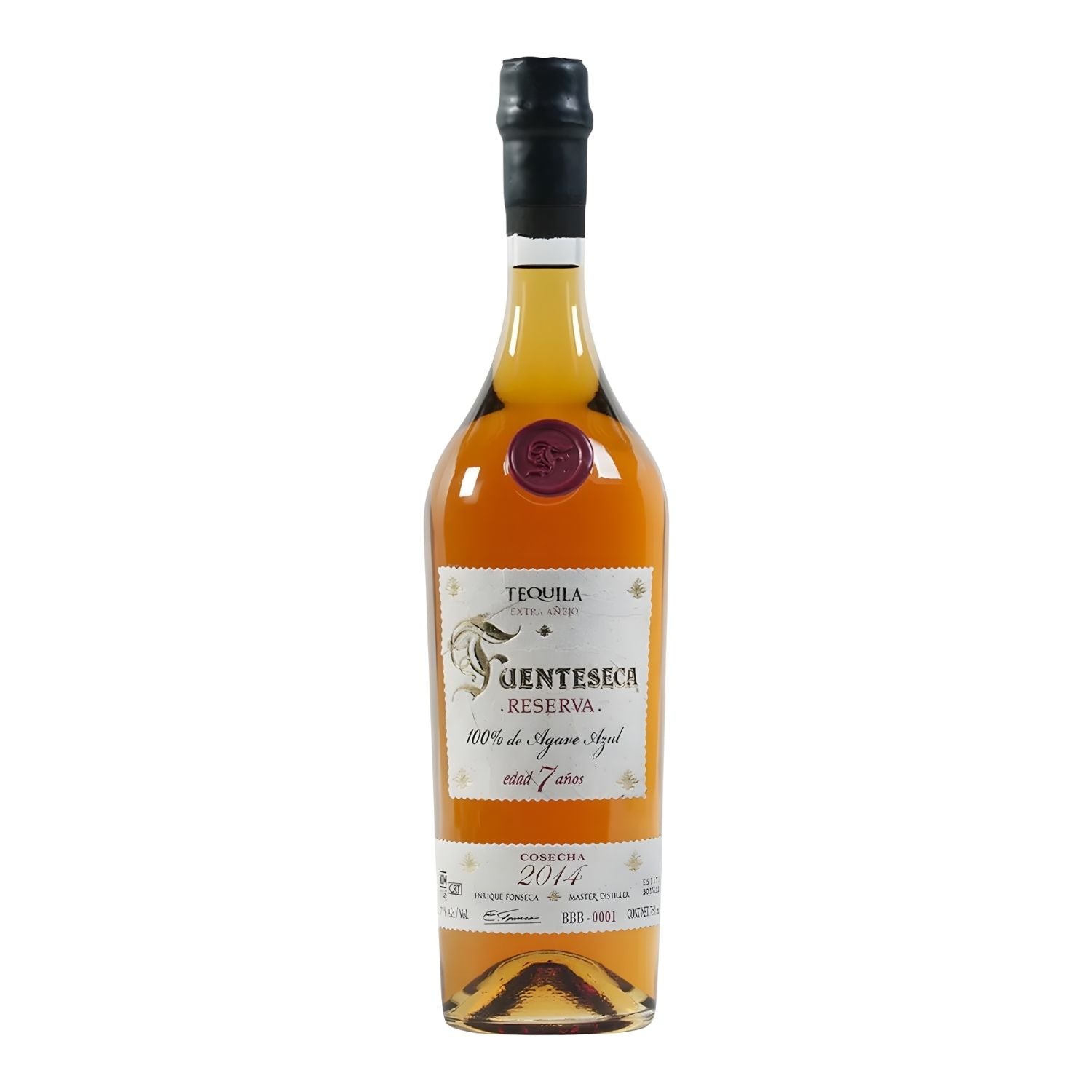 Fuenteseca Reserva 7 Year Extra Añejo Tequila Limited Release bottle – available at Total Bourbon