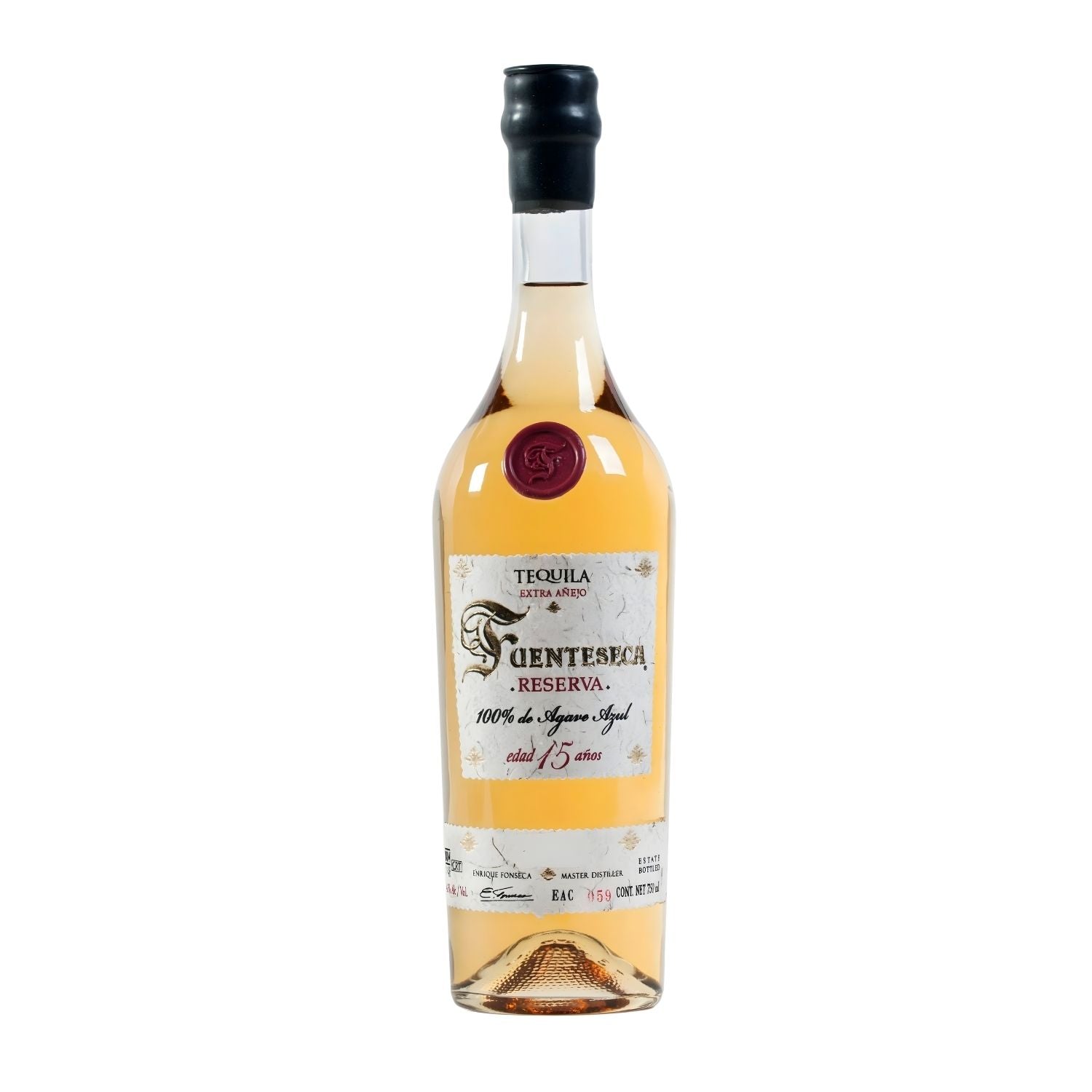 Fuenteseca Reserva Extra Añejo 15 Year Tequila 750ml bottle – available at Total Bourbon