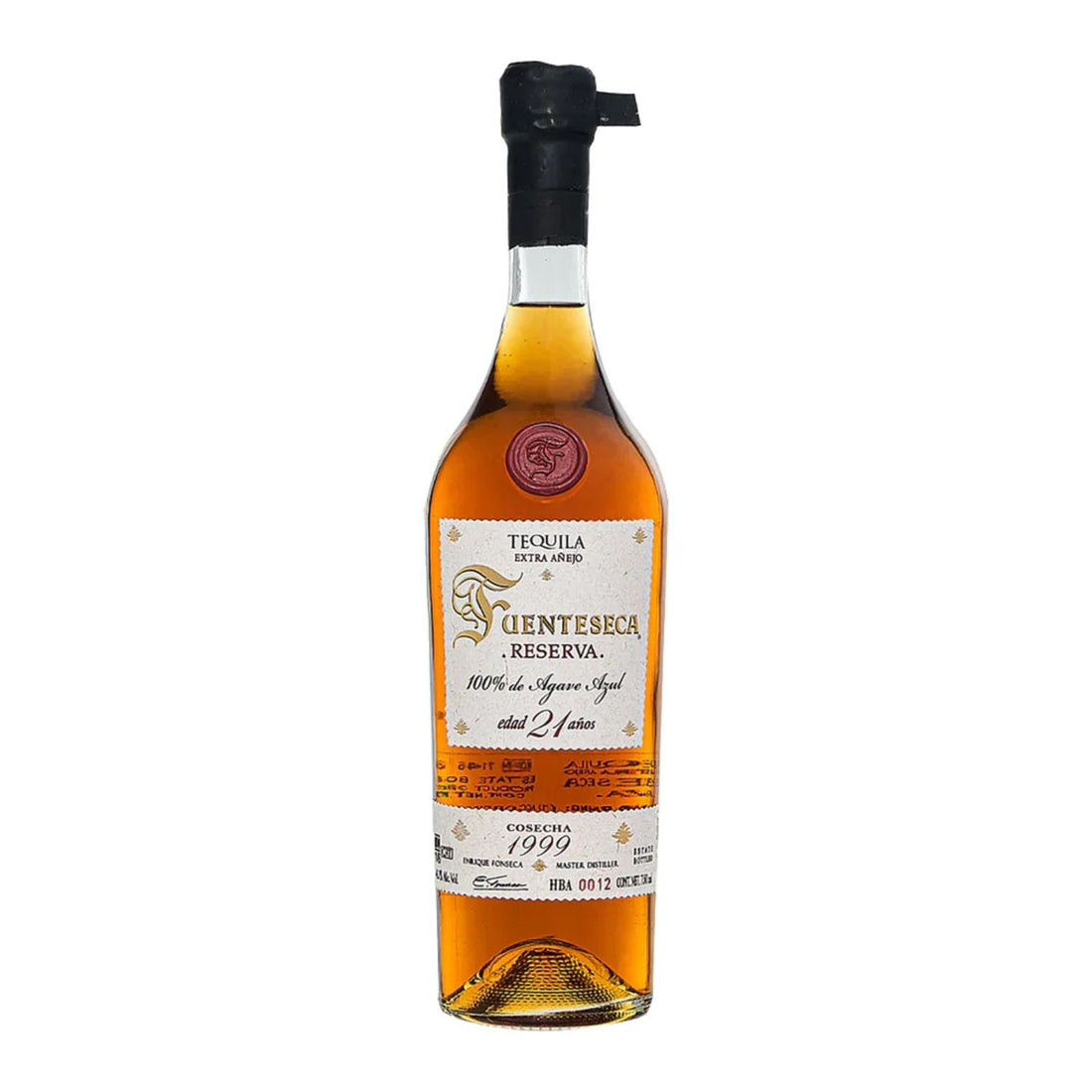 Fuenteseca Reserva Extra Añejo 21 Year Tequila 750ml bottle – available at Total Bourbon