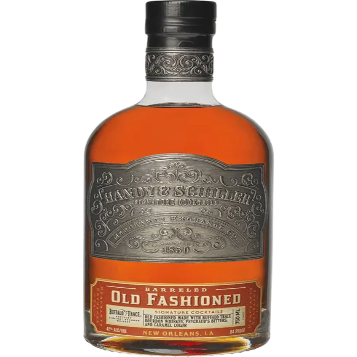 whiskey on a white background