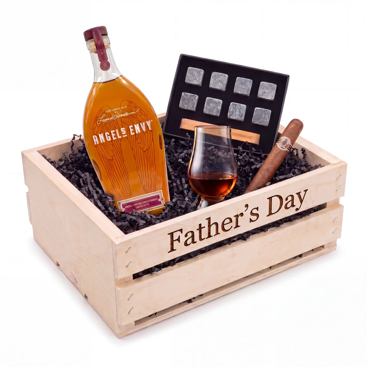Angel's Envy Port Wine Father's Day Bourbon Gift Crate