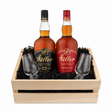 Weller Daily Duo Crate — 12 Year & Antique 107 with Glencairn Glasses