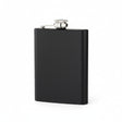 Black matte hip flask