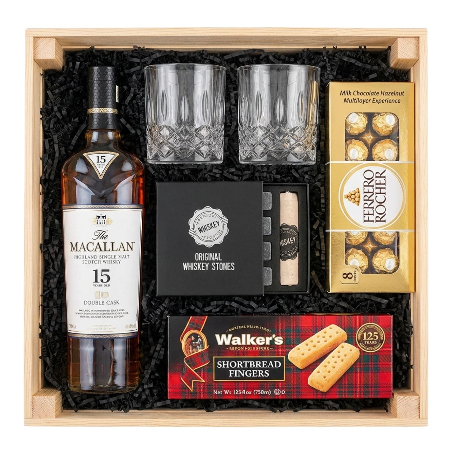 The Macallan 15 Year Double Cask Scotch Gift Crate – Whisky