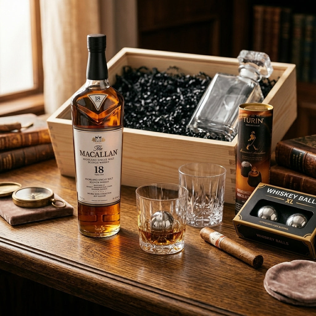 The Macallan 18 Year Double Cask – Scotch Whisky Executive Gift Crate (750ml)