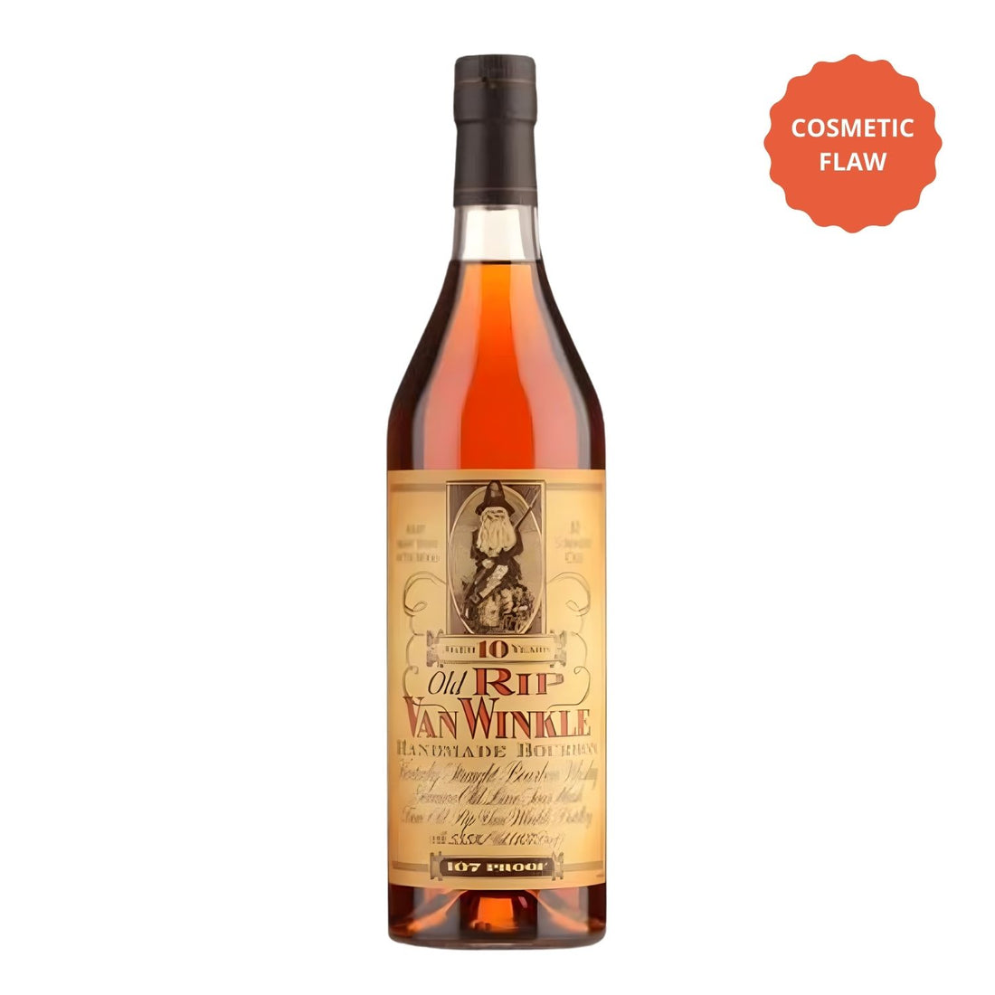 Old Rip Van Winkle 10 Year Bourbon –  Cosmetic Flaw Bottle Deal (750ml)