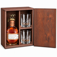 Blanton's Straight From the Barrel Gift Set with Wooden Box & 2 Crystal Glasses wooden gift set hero
