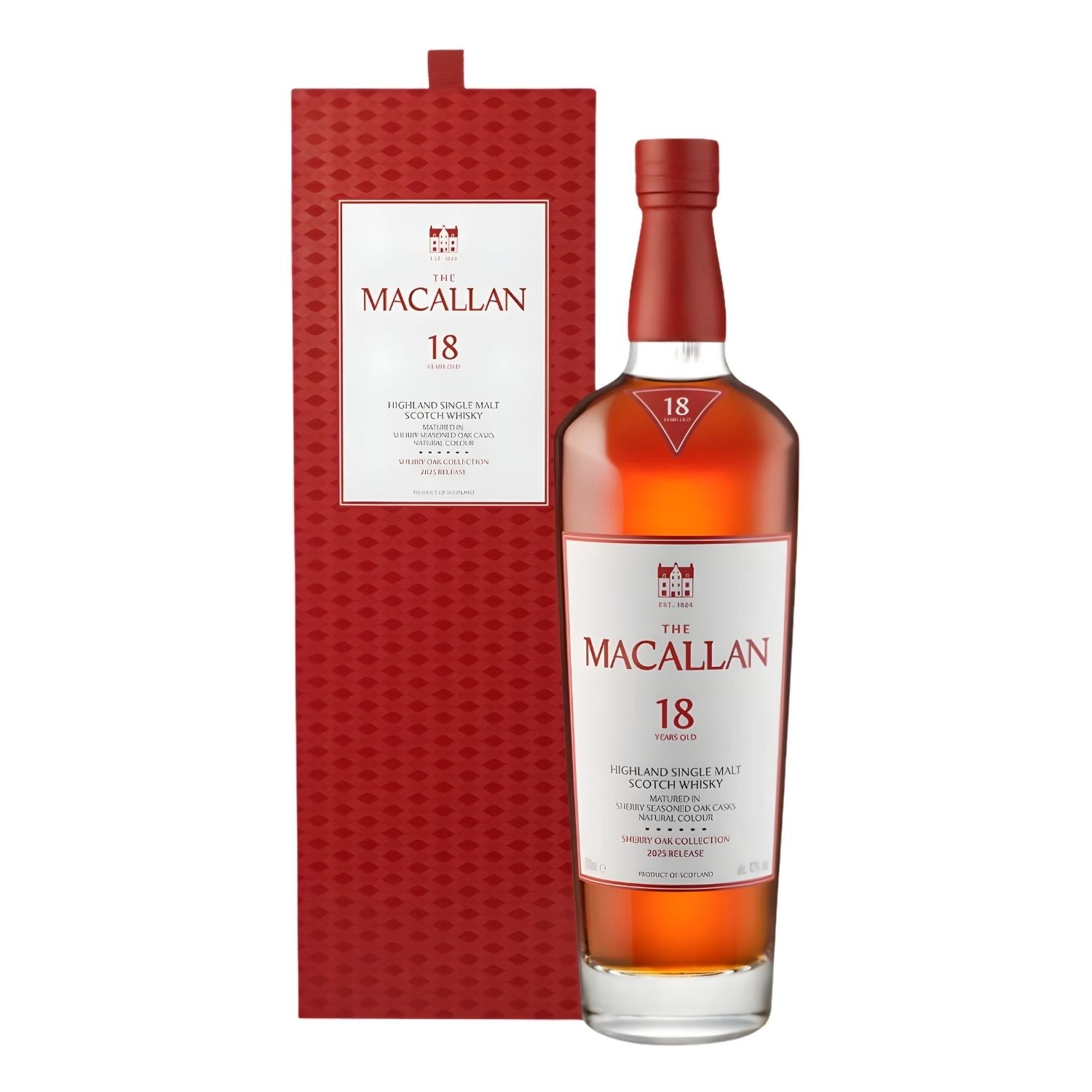 The Macallan 18 Year Sherry Oak Single Malt Scotch Whisky 750ml