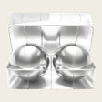 Premium Chillers – Perfect the Pour: Modern Stainless Steel Whiskey Chilling Balls – Set of 2