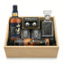 Yamazaki 18 Year Single Malt Japanese Whisky Executive Gift Crate with engravable decanter, crystal glasses, whiskey balls, chocolates, and wooden gift crate