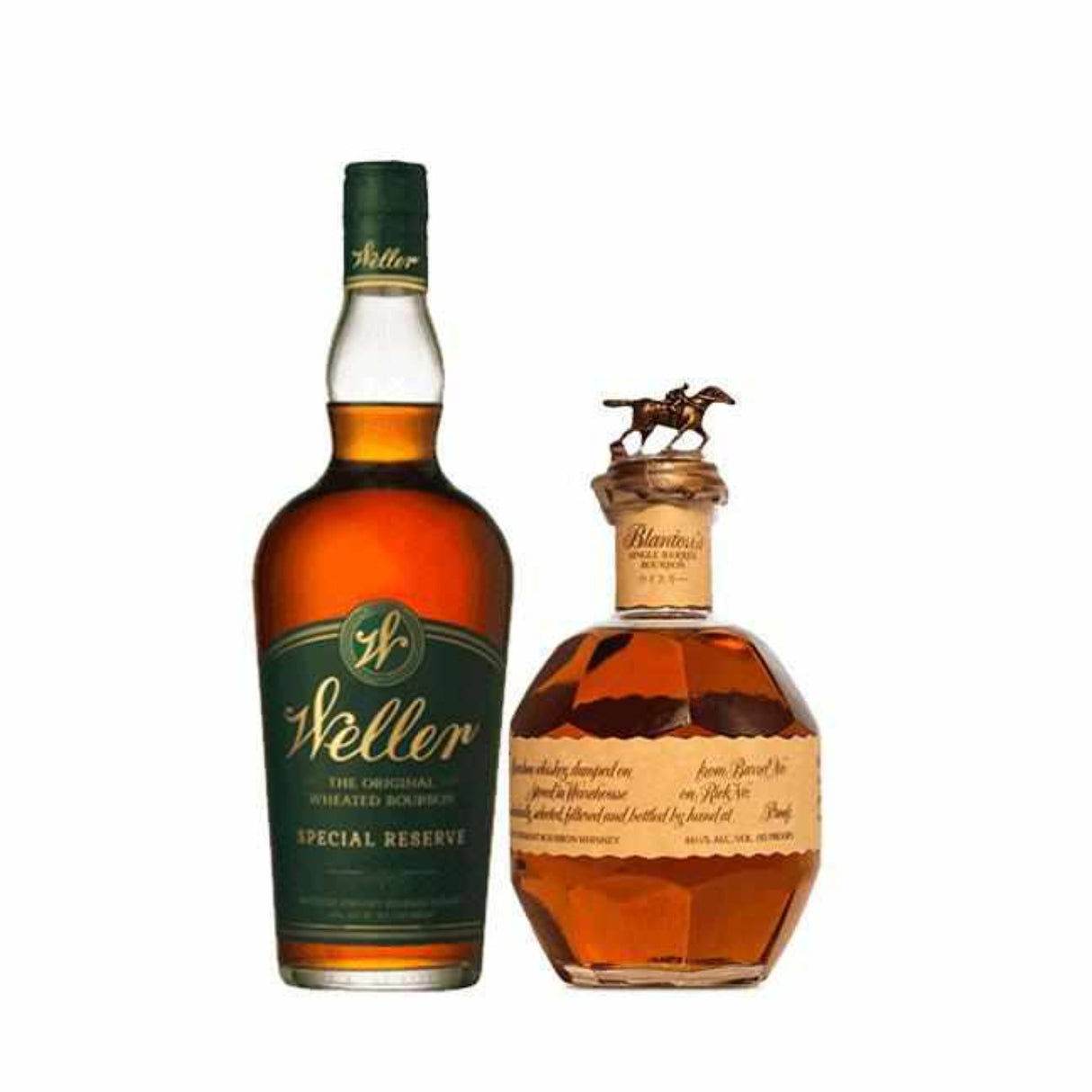 Blanton's Single Barrel and W.L. Weller Special Reserve Bourbon Bundle (2 x 750ml)