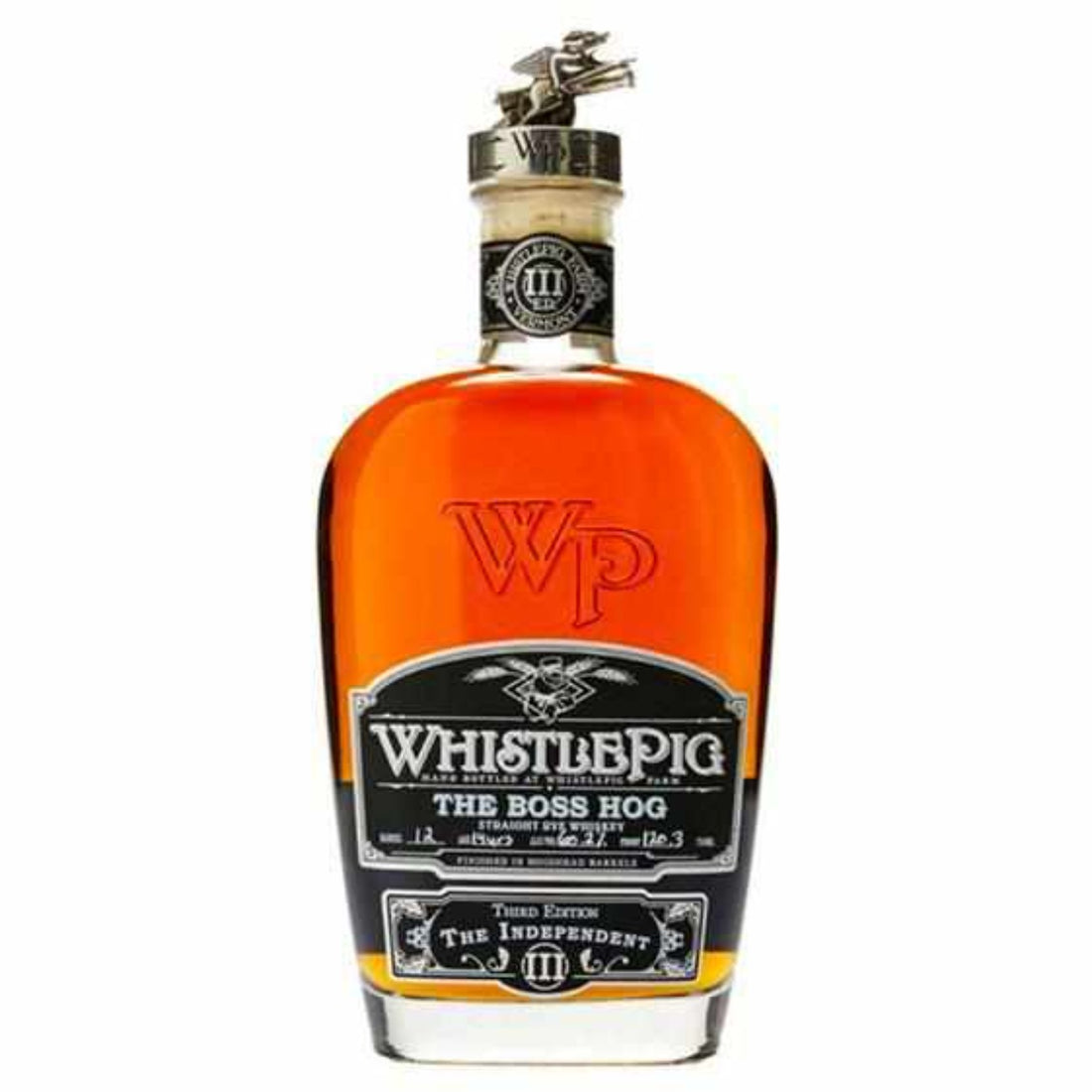 WhistlePig The Boss Hog 3rd Edition The Independent Straight Rye Whiskey 750ml